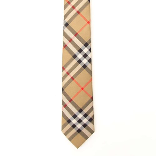 バーバリー(BURBERRY) チェック シルクタイ