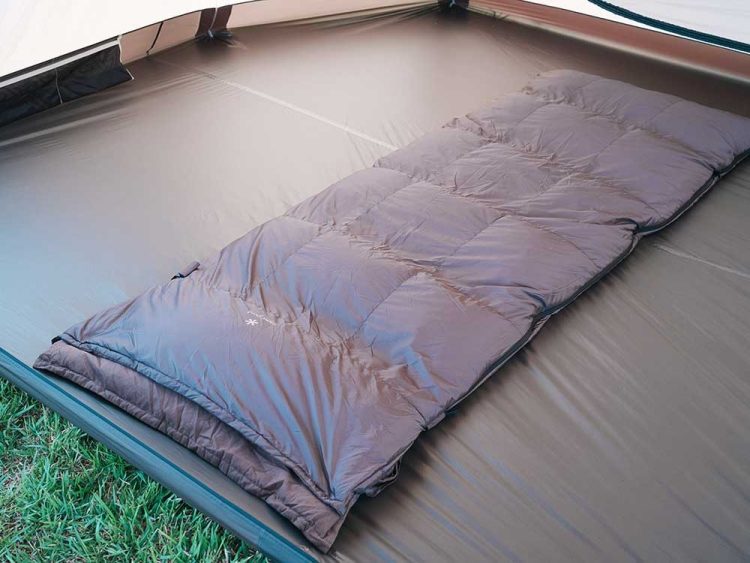 寝袋(シュラフ)のイメージ