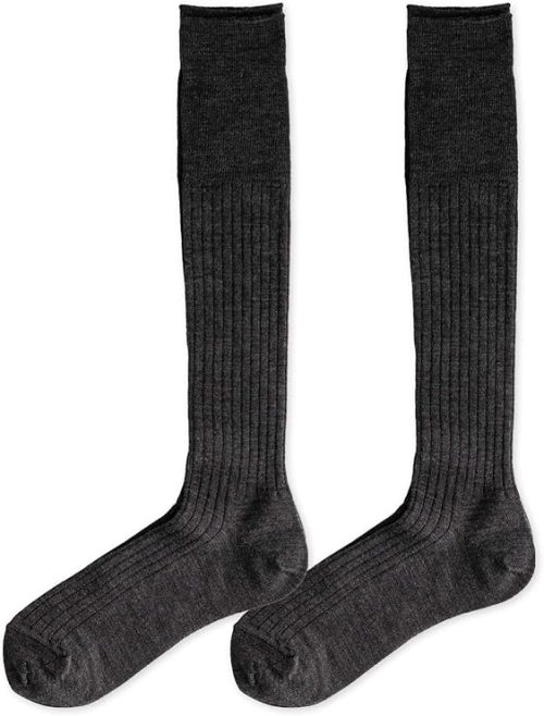 千代治のくつ下 上質ウール ビジネスロングソックス2足組