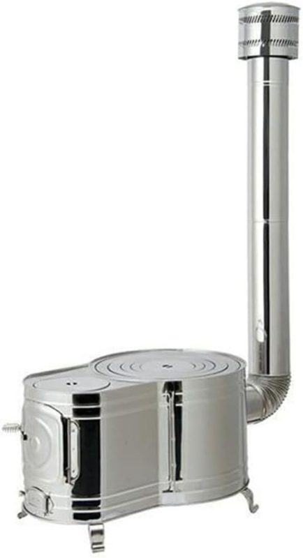 ホンマ製作所 ステンレス 時計1型薪ストーブセット ASS-60