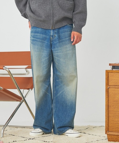 リー(Lee) RIDERS101 WIDE/ライダース ワイドデニムパンツ/セットアップ可