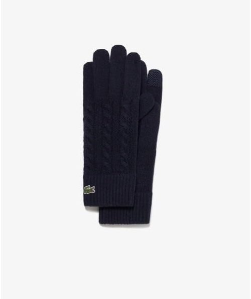 ラコステ(LACOSTE) ケーブルニットグローブ