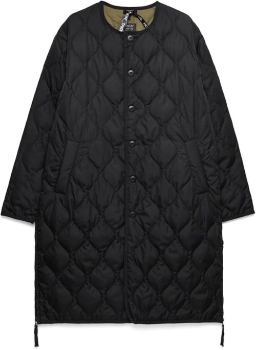 タイオン(TAION) ミリタリー クルーネック ダウンコート