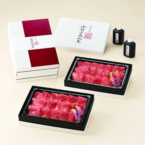 カネ吉山本 近江牛 近江牛 ローストビーフ スライス2段重