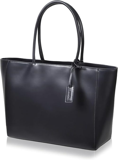 ムラ(MURA) 本革レザー 大容量 シンプル トートバッグ