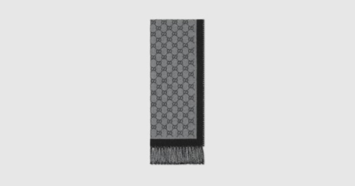 グッチ(GUCCI) GG ウールジャカード スカーフ