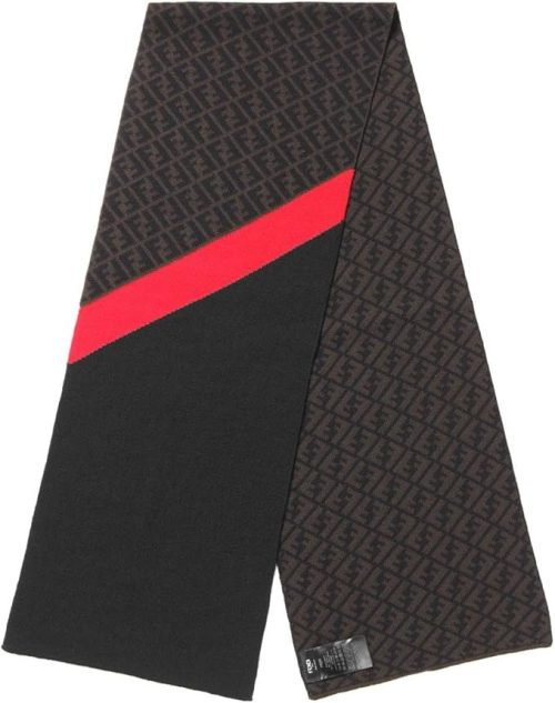 フェンディ(FENDI) マルチカラー ウールマフラー