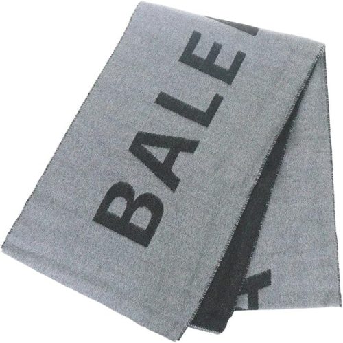 バレンシアガ(BALENCIAGA) マフラー ロゴ ウール スカーフ