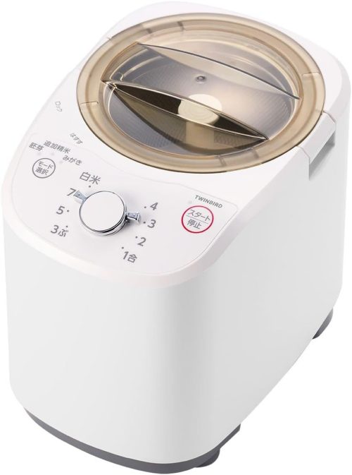 ツインバード(TWINBIRD) コンパクト精米器 EMR-EE21