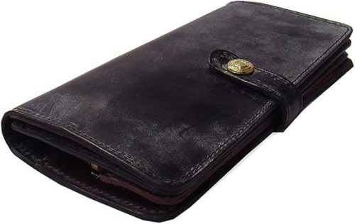 グレンロイヤル(GLENROYAL) フラップ付長財布 エンボス