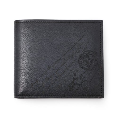 ベルルッティ(BERLUTI) マコレ スクリットレザー コンパクトウォレット