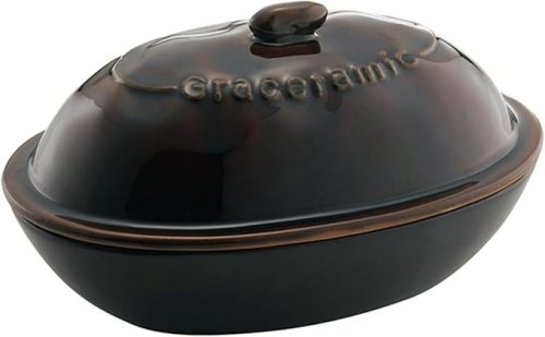 カクセー(Kakusee) グレイスラミック 陶製焼いも器 GC-04