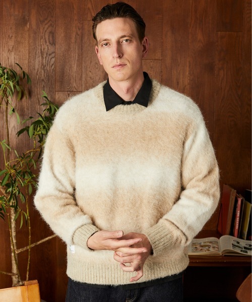 ショット(Schott) GRADATION CREW KNIT