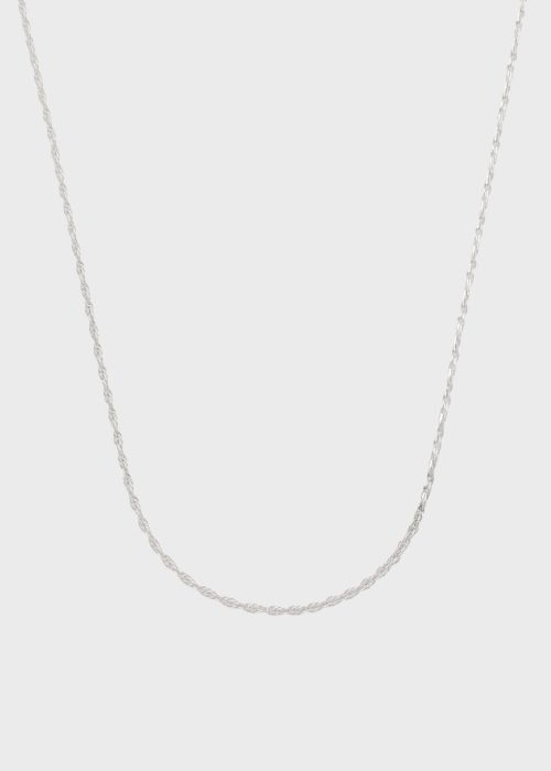 ポールスミス(Paul Smith) Half Mixed Chain ネックレス シルバー