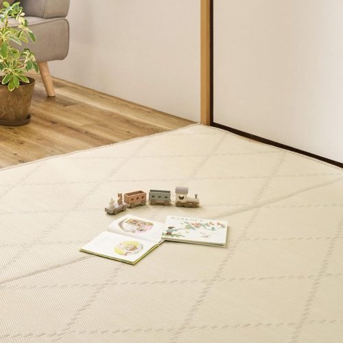 萩原(Hagihara) 樹脂 カーペット 柄上敷き ござ モンド