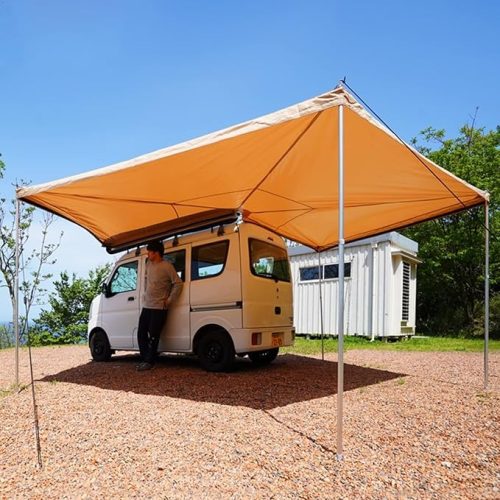 タンスのゲン 扇形カーサイドタープ単品 75200030