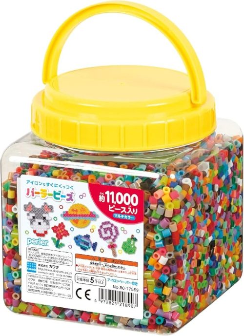 カワダ(Kawada) パーラービーズ 筒入り11000P マルチカラー 80-17559