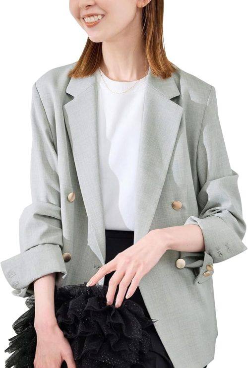 ロペピクニック(ROPE' PICNIC) カナパ金ボタンジャケット