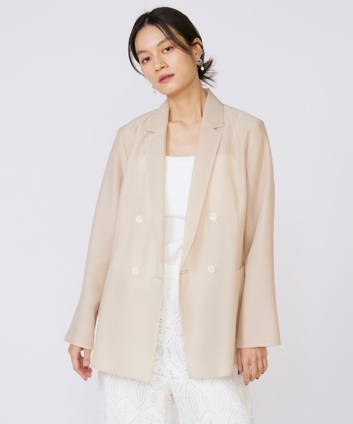 イネド(INED) オーガンジーシアージャケット