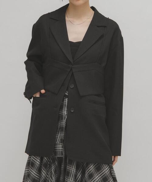 ケービーエフ(KBF) ビスチェSETテーラードジャケット