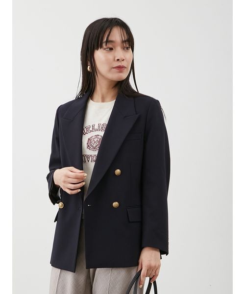 ミラオーウェン(Mila Owen) 金釦ダブルブレストブレザー