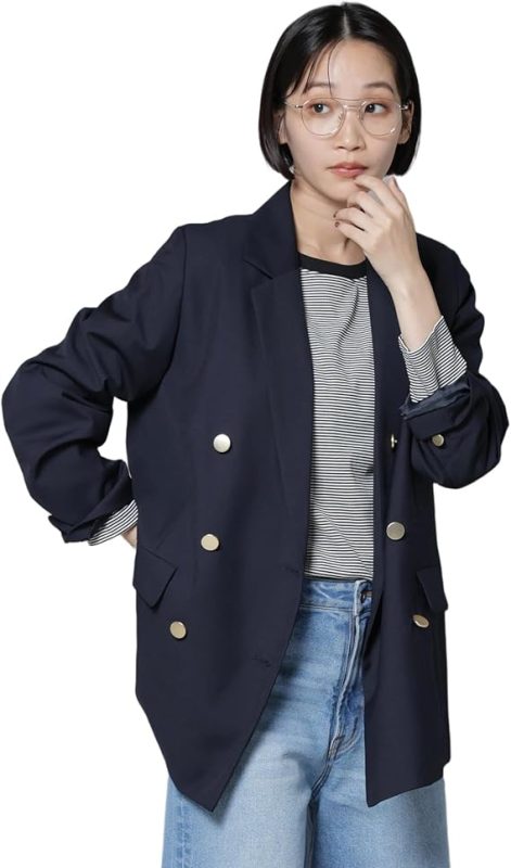 ナノ・ユニバース(nano・universe) ダブルブレストジャケット