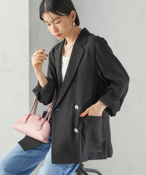 シップス(SHIPS) シアー シルク混 ジャケット