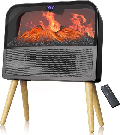 JUUE セラミックヒーター 暖炉型