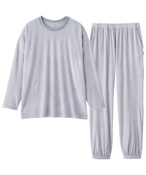 グンゼ(GUNZE) UCHI-COLLE ウチコレ あったかルームウェア ベロア上下