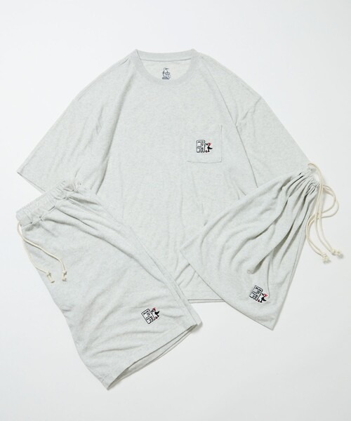 チャムス(CHUMS) CHUMS×SAUVENIR 別注 オールナイト37 パイルセットアップ