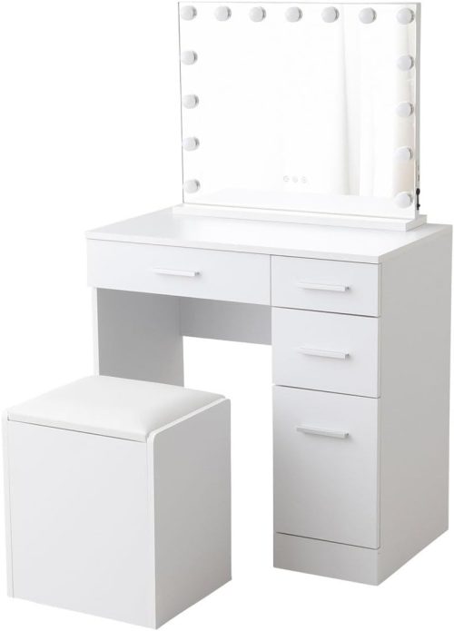 エムール LEDライト付き ドレッサー3点セット