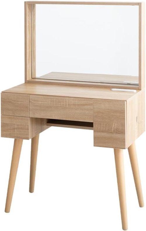 家具350 Emu ミラー＆収納付きドレッサーデスク 134074