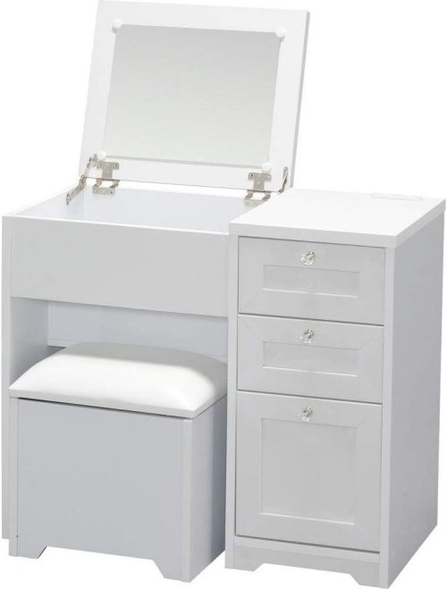 アイリスオーヤマ(IRIS OHYAMA) ドレッサーデスクチェアセット 98926