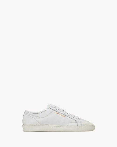 サンローラン(SAINT LAURENT) ジム スニーカー スムースレザー