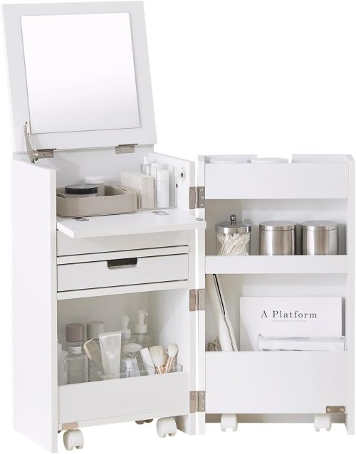 ロウヤ(LOWYA) 折りたたみ式ドレッサーワゴン