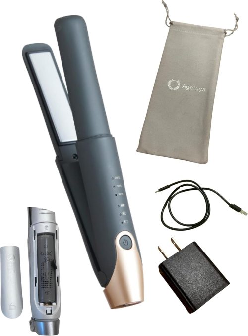 ローネジャパン Agetuyaコードレスミニヘアアイロン3 AG-0008