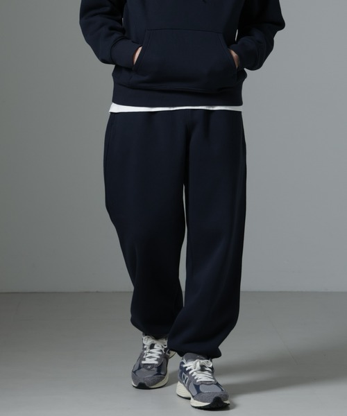 ナノ・ユニバース(nano・universe) NJ/CLUB 裏起毛 ジャージートラックパンツ