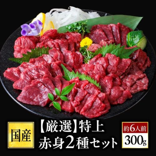 熊本馬刺しドットコム 厳選 特上赤身2種セット