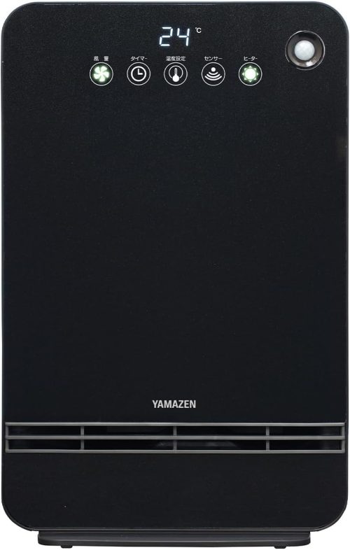 山善(YAMAZEN) セラミックヒーター 大風量 人感センサー 温度センサー付き DSF-VN124