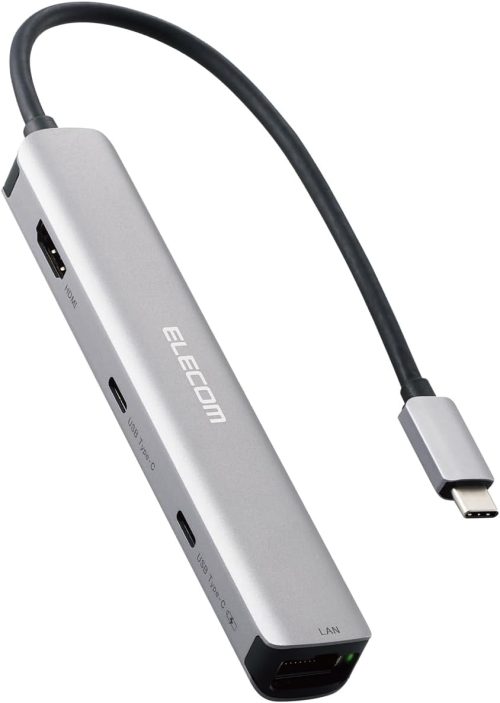 エレコム(ELECOM) ドッキングステーション 6in1 スリムタイプ DST-W09