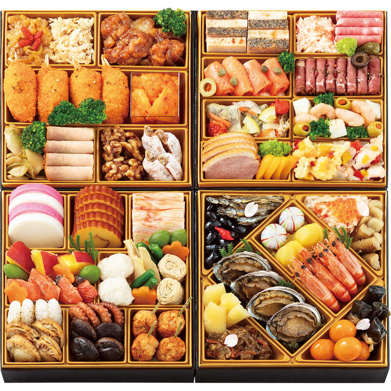 大丸松坂屋 わかな 厳選冷凍おせちB 和・洋・中華風 与段