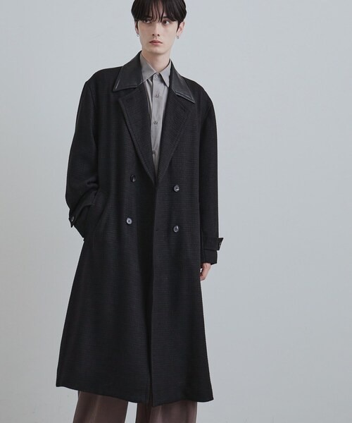 ティーケー タケオキクチ(tk.TAKEO KIKUCHI) ツイードダブルオーバーコート