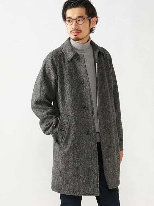 ビームスプラス(BEAMS PLUS) Bal Collar Coat Harris Tweed
