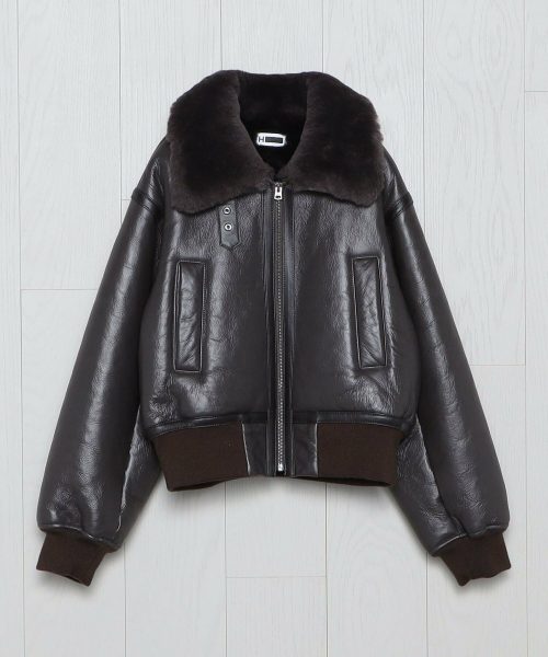 ビューティーアンドユースユナイテッドアローズ(BEAUTY&YOUTH UNITED ARROWS) H ムートン ショートブルゾン