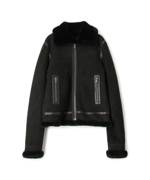 バッカ(BACCA) ラムレザー ムートンジャケット