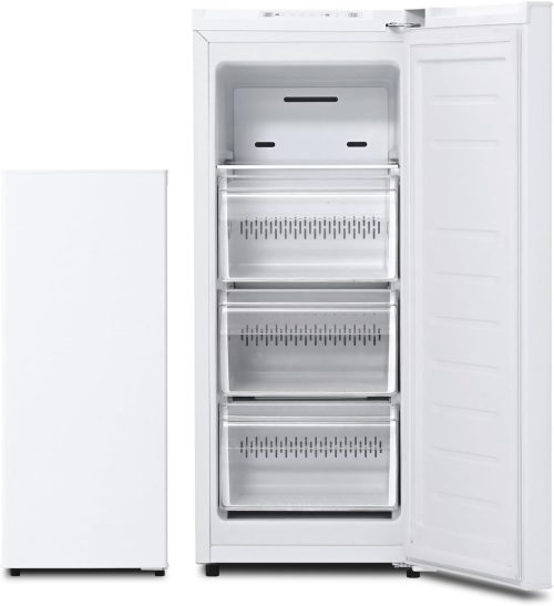 山善(YAMAZEN) 冷凍庫 ファン式 小型 スリム 自動霜取り YF-SFU70