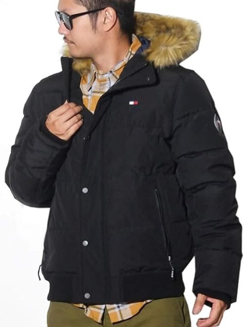 トミーヒルフィガー(TOMMY HILFIGER) ファー付き中綿フ―デットダウンジャケット