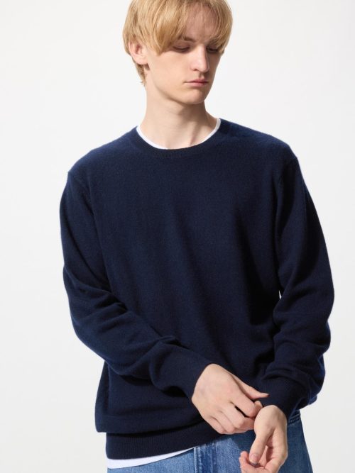 ユニクロ(UNIQLO) カシミヤクルーネックセーター