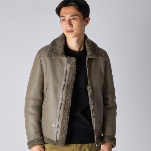 ランバン(LANVIN) MOUTON FLIGHT JACKET