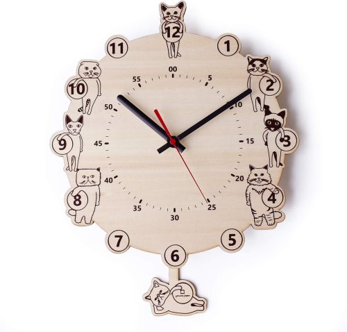 ヤマト工芸(Yamato) CATS clock YK18-003